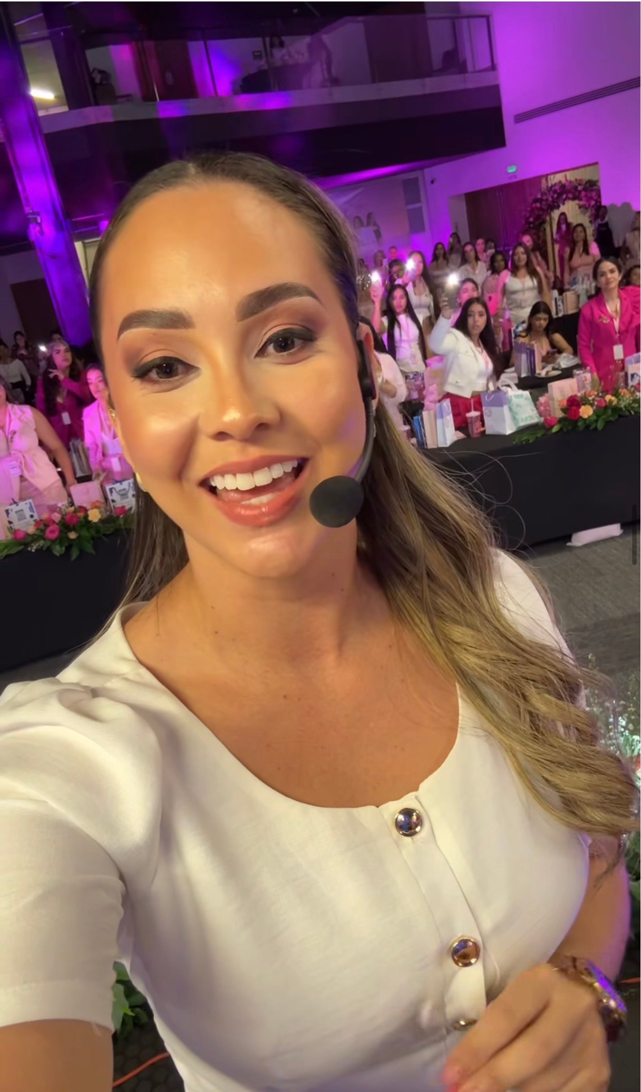 Fotografía original de Stefania Herrera en contexto profesional